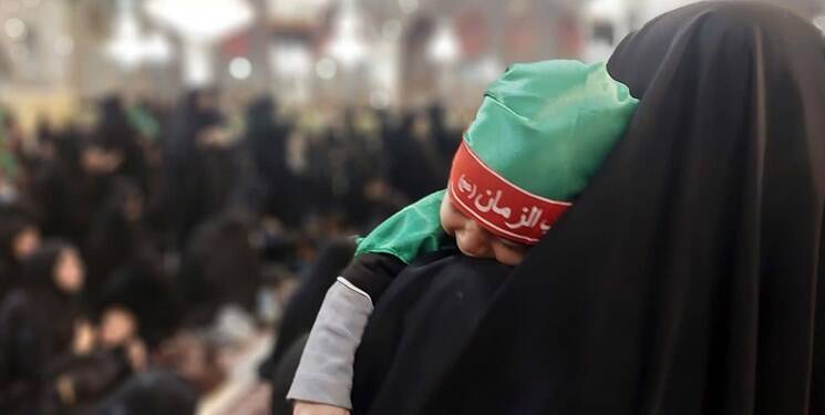 شیرخوارگان حسینی به یاد حضرت علی‌اصغر(ع) به میدان آمدند+عکس و فیلم