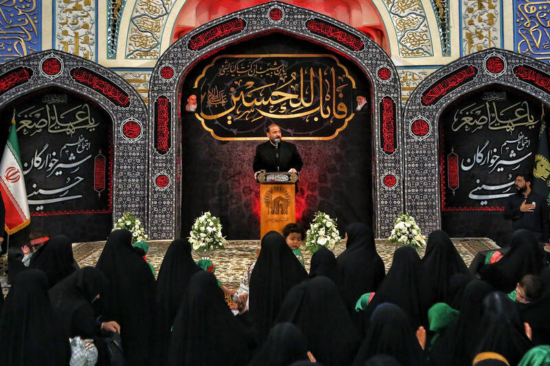 محفل شیرخوارگان حسینی حرم مطهر رضوی + عکس 4