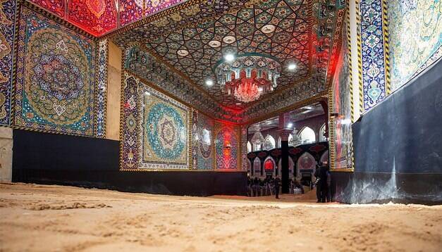 حرم امام حسین (ع) برای حضور دسته عزاداری طویریج آماده شد + عکس و فیلم 8