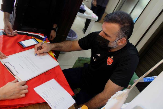 حضور پرسپولیسیها در تستهای پزشکی +عکس