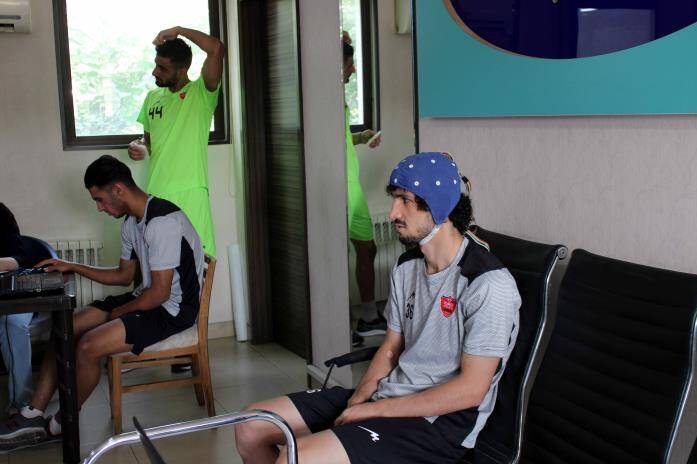 حضور پرسپولیسیها در تستهای پزشکی +عکس