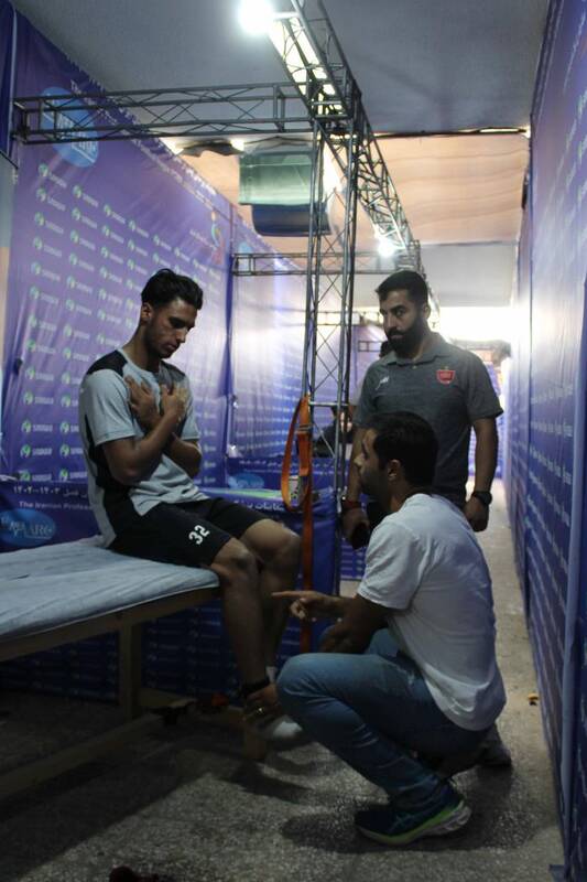 حضور پرسپولیسیها در تستهای پزشکی +عکس