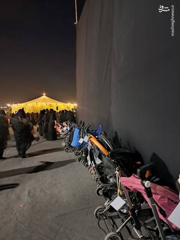 ماشینا رو پارک کردن و با مامانشون رفتن هیئت+ عکس