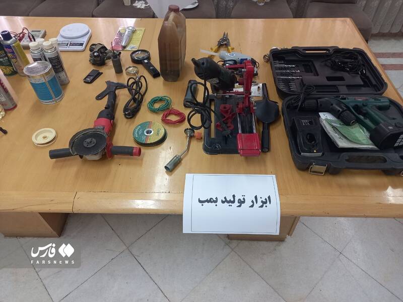 تصاویری جدید از تجهیزات تیم تروریستی دستگیر شده مرتبط با رژیم صهیونیستی