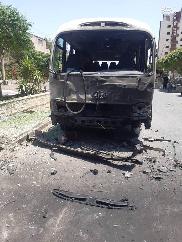 انفجار موتور سیکلت بمب‌گذاری شده در دمشق+ عکس