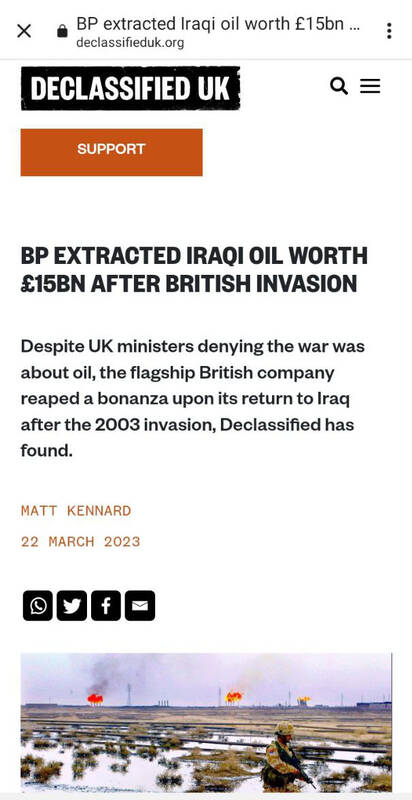 باور کنید این جنگ فقط برای آزادی و دموکراسی بود!