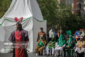 خیمه سوزان ظهر عاشورا در مشهد