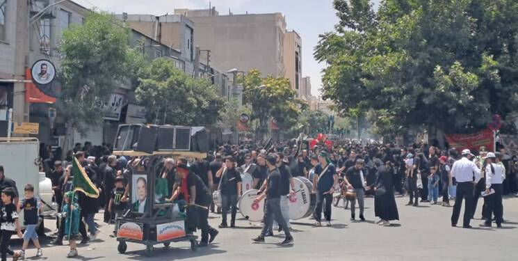 ندای لبیک «یا حسین» مردم ایران در روز عاشورا + عکس و فیلم 13
