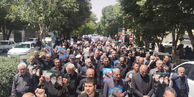 ندای لبیک «یا حسین» مردم ایران در روز عاشورا + عکس و فیلم 22