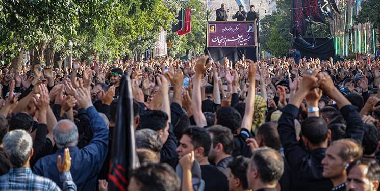 ندای لبیک «یا حسین» مردم ایران در روز عاشورا + عکس و فیلم 25