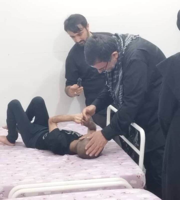 بازدید سردار تنگسیری از کودکان معلول ذهنی +عکس