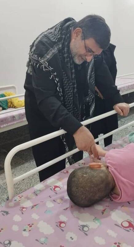 بازدید سردار تنگسیری از کودکان معلول ذهنی +عکس