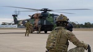 سقوط بالگرد ارتش استرالیا در جریان رزمایش با آمریکا