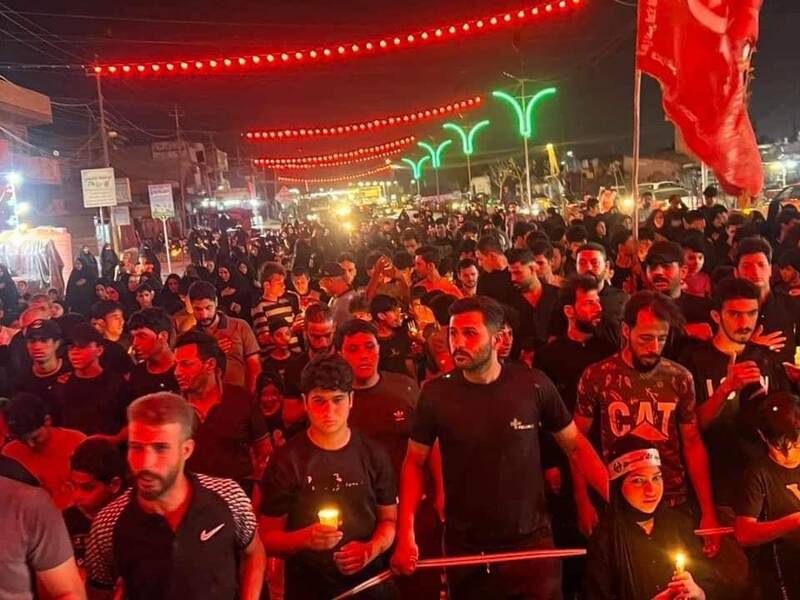 مراسم شام غربیان در کربلا +عکس