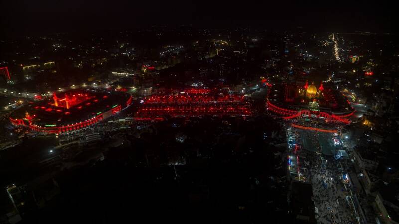 مراسم شام غربیان در کربلا +عکس