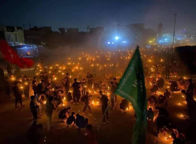 مراسم شام غربیان در کربلا +عکس