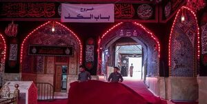 کفپوشهای قرمز از حرمهای کربلا جمع شد + عکس و فیلم