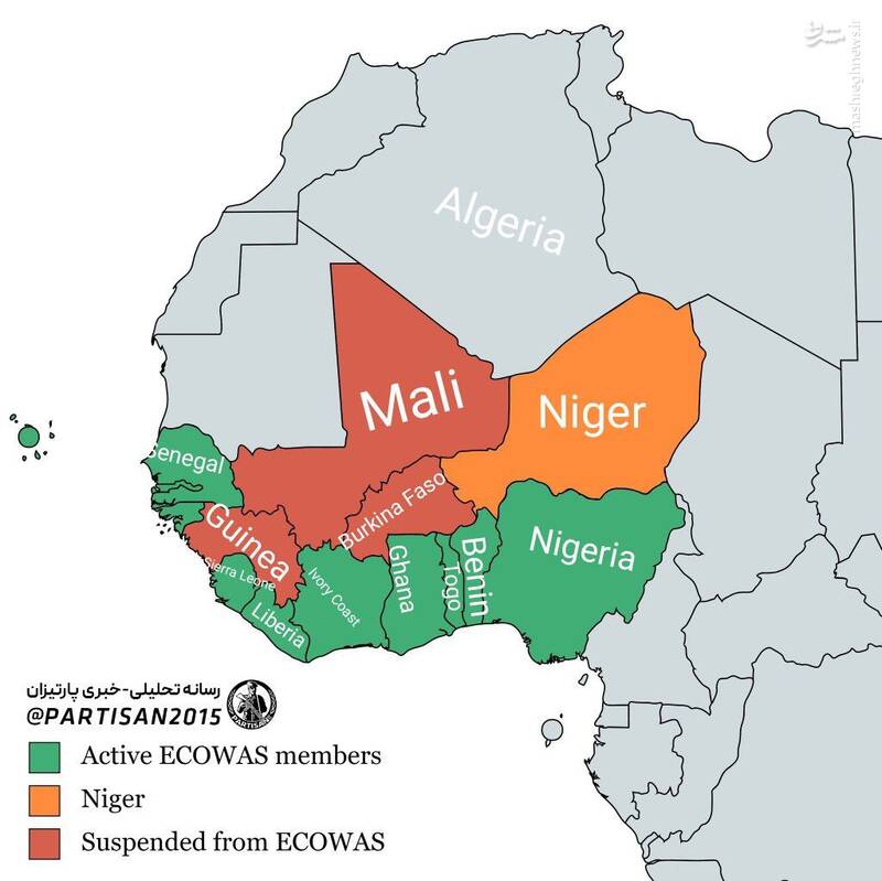 نگاهی به پشت پرده کودتا در نیجر/ احتمال آغاز جنگ فرامنطقه ای در غرب آفریقا +نقشه و تصاویر