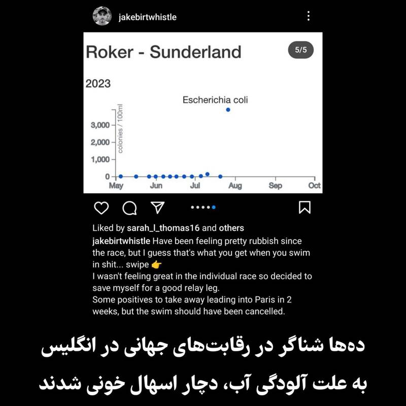 شناگرانی که در رقابتهای جهانی در فاضلاب شنا کردند!