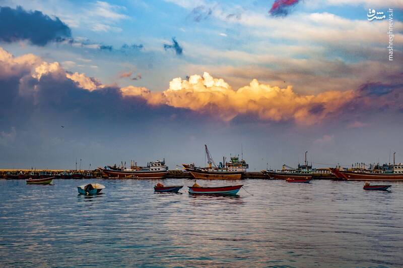 نمایی دیدنی از دریای چابهار +عکس