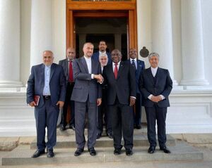 امیرعبداللهیان با رئیس جمهور آفریقای جنوبی دیدار کرد