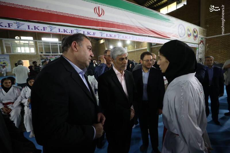 بازدید کیومرث هاشمی از اردوی تیم ملی کاراته +عکس