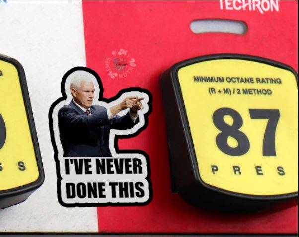 معاون ترامپ بنزین زدن هم بلد نیست! +فیلم