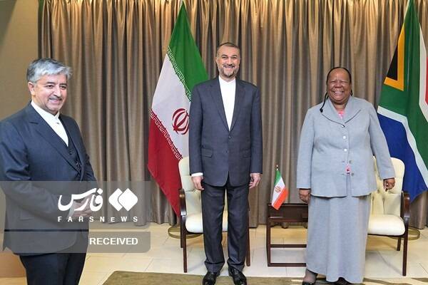 امیرعبداللهیان در پرتوریا و حمایت مجدد آفریقای جنوبی از عضویت ایران در بریکس +عکس و فیلم
