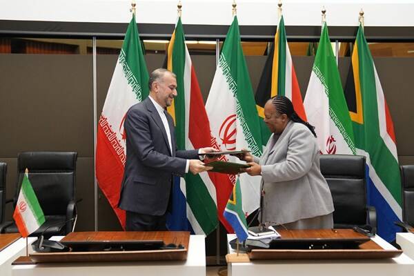 امیرعبداللهیان در پرتوریا و حمایت مجدد آفریقای جنوبی از عضویت ایران در بریکس +عکس و فیلم