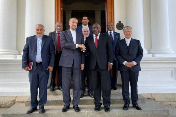 امیرعبداللهیان در پرتوریا و حمایت مجدد آفریقای جنوبی از عضویت ایران در بریکس +عکس و فیلم