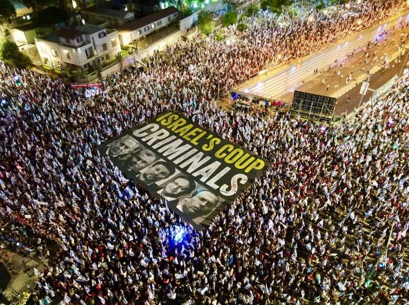 سیودومین هفته تظاهرات علیه نتانیاهو در سرزمینهای اشغالی