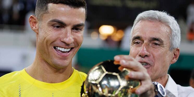 اولین جشن قهرمانی رونالدو در عربستان +عکس و فیلم