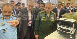 پهپادهای ایرانی در نمایشگاه صنایع دفاعی روسیه-2023 +ویدئو