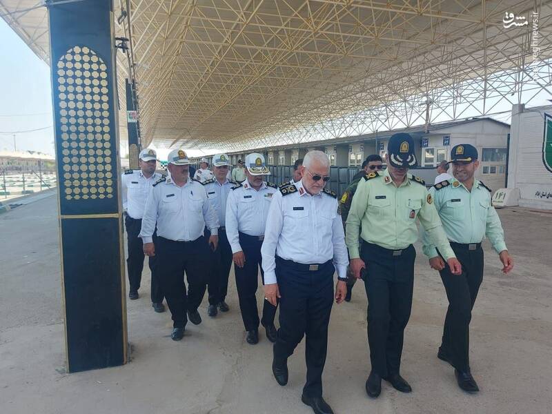 بازدید رئیس پلیس راهور فراجا از مرز مهران + عکس 4