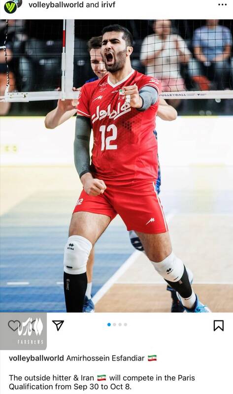 لژیونر خط خورده تیم ملی، سوژه فدراسیون جهانی والیبال +عکس