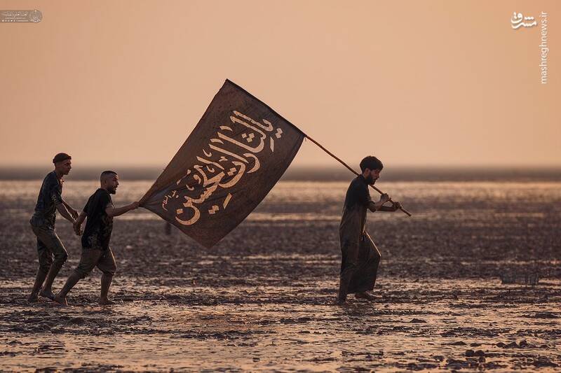 تصاویری از آغاز پیادهروی اربعین از جنوب عراق و ساحل خلیج فارس