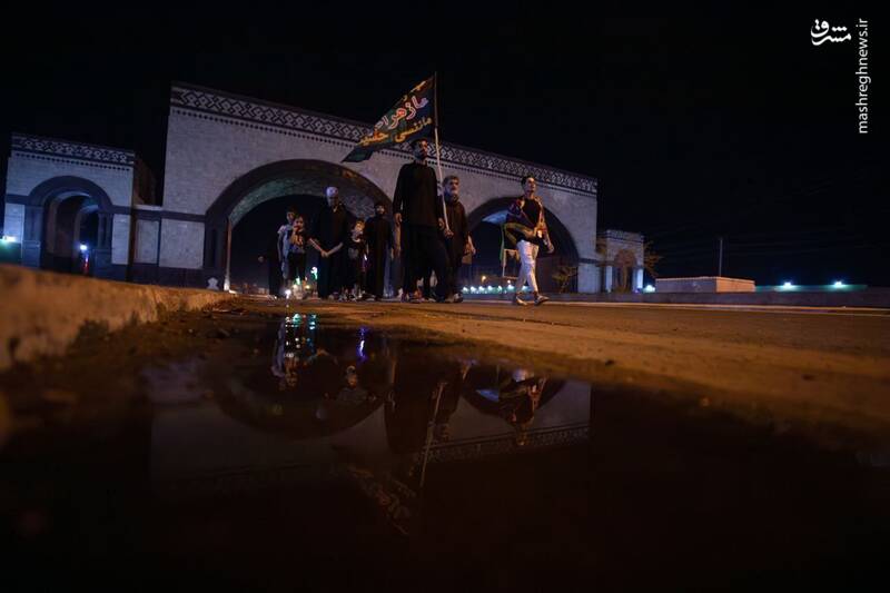 تصاویری از تداوم راهپیمایی زائران کربلاء از دورترین نقطه بصره