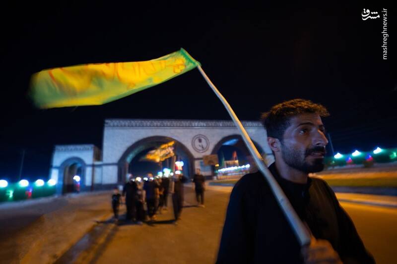 تصاویری از تداوم راهپیمایی زائران کربلاء از دورترین نقطه بصره