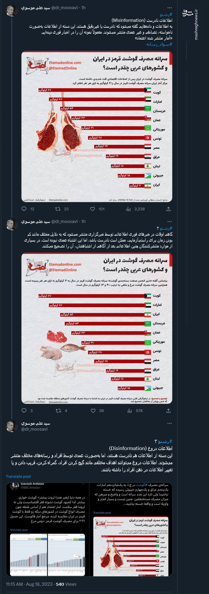 هدف از انتشار اطلاعات دروغ چیست؟