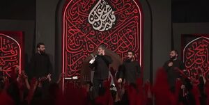 مداحی محمدرضا طاهری و حسین طاهری در بیروت + فیلم