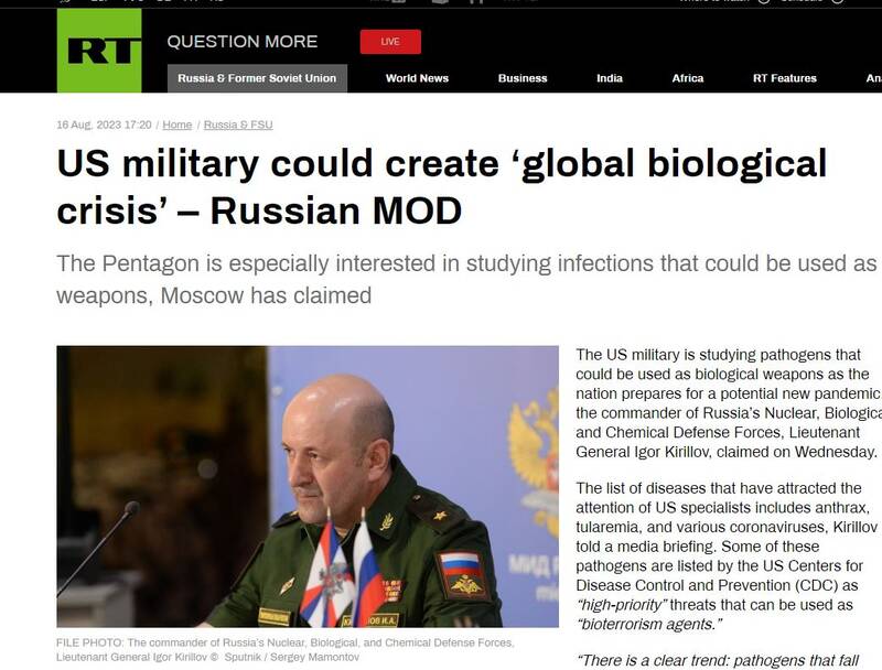 افشاگری ژنرال ارشد روس درباره نقش آمریکا در پروژه کووید ۱۹/ باز هم پای فائوچی در میان است+عکس و فیلم