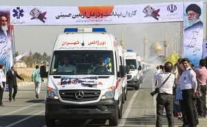 کاروان بهداشت و درمان اربعین با حضور وزیر بدرقه شد