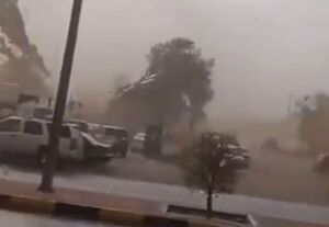 طوفان شدید در کویت