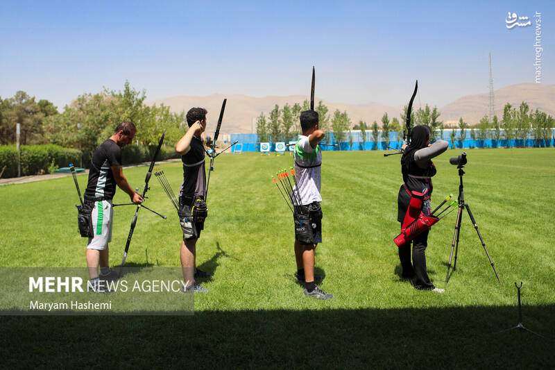 عکس / اردوی تیم ملی تیراندازی با کمان 13