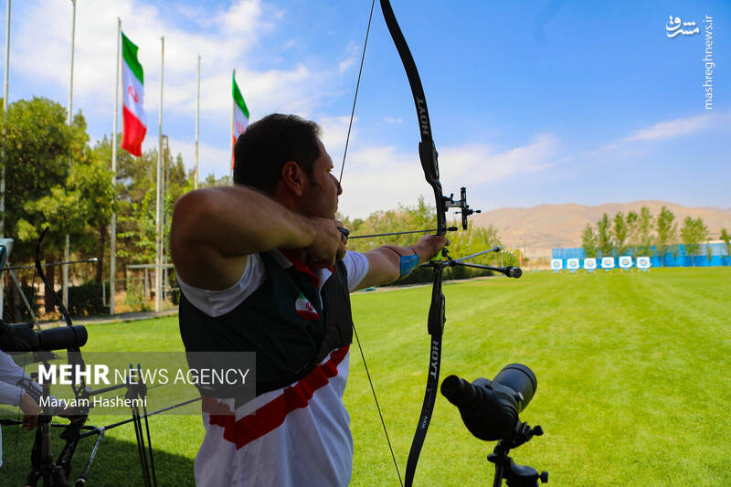 عکس / اردوی تیم ملی تیراندازی با کمان 11