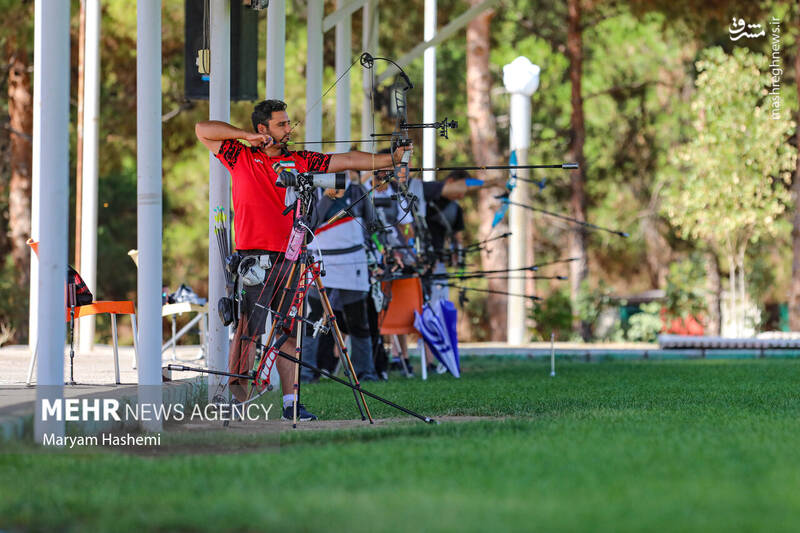 عکس / اردوی تیم ملی تیراندازی با کمان 7