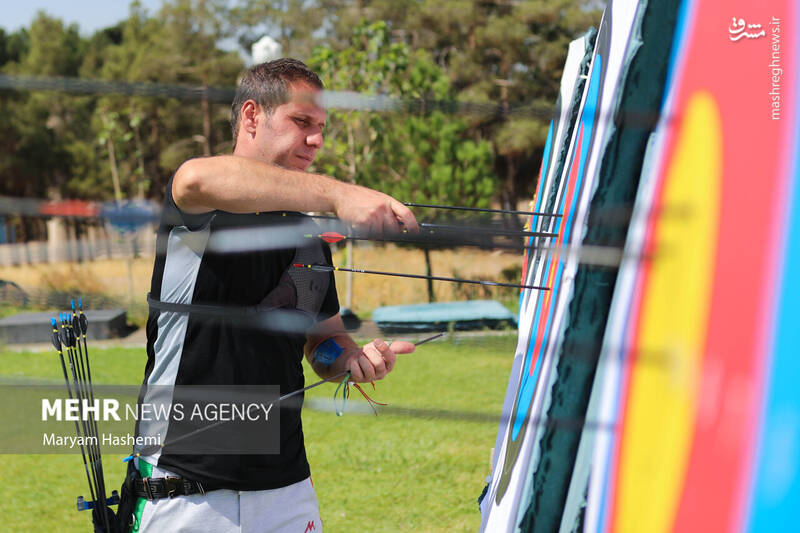 عکس / اردوی تیم ملی تیراندازی با کمان 6