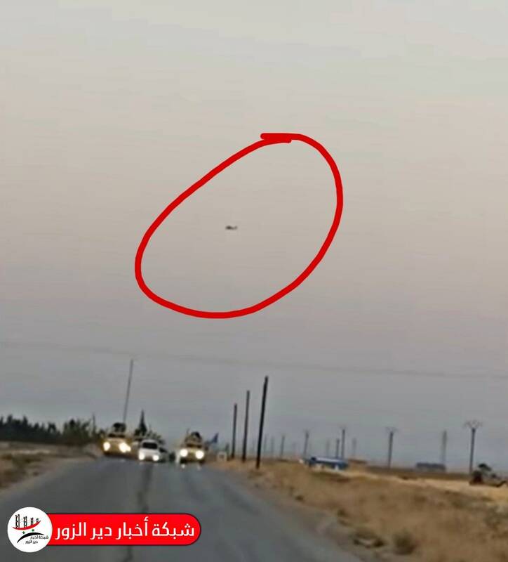 نظامیان سوریه کاروان ارتش آمریکا را وادار به عقبنشینی کردند