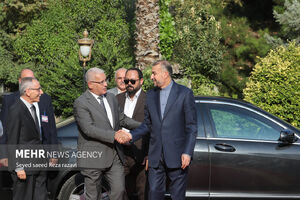 عکس/دیدار وزیر خارجه با رئیس مجلس الجزایر