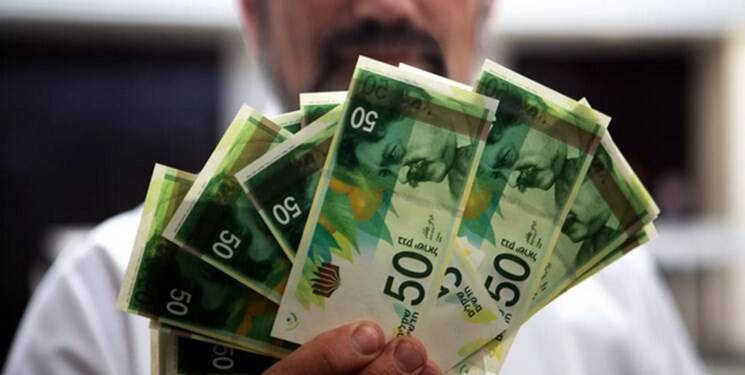 ادامه کاهش ارزش پول صهیونیستها